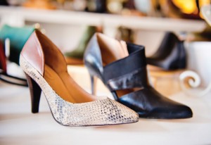 At Poppy and Stella, the comfortable (we swear) “Theresa” pump, $127, and “Yorktown” shoetie, $164, both by Corso Como.