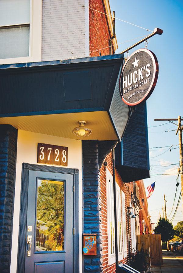 Huck’s scored a sweet corner spot in Brewers Hill. 