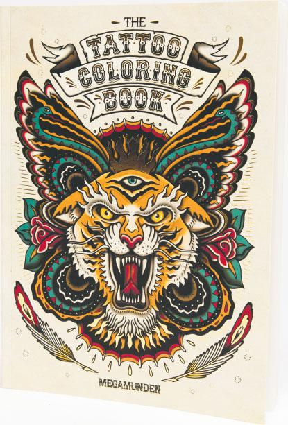 GOT INK? “The Tattoo Coloring Book,” by Oliver Munden, makes an imaginative present for anyone who appreciates body art and/or intricate design. $15, at AVAM’s Sideshow shop. 