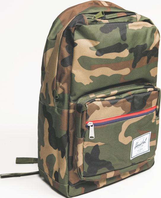 BEHIND YOU! Just like our kids, we’re goners for the backpack trend. This fun number by the Herschel Supply Co., the “Pop Quiz” camo backpack, is on our own wish list. $70, at South Moon Under in Harbor East.