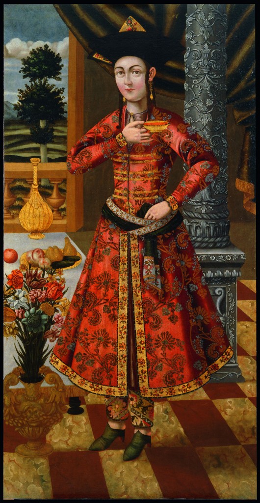 Young Woman in a Georgian Costume. 17th century