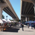 The Riverside Arts Market in action