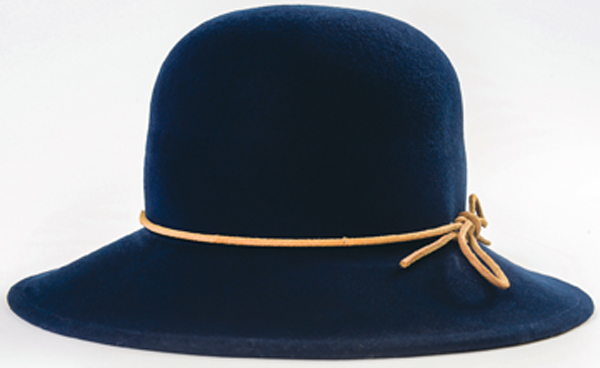Rena Hat in Navy, $119 “This fun floppy hat will look lovely on my oldest daughter— and it goes with everything.” Pendleton. 