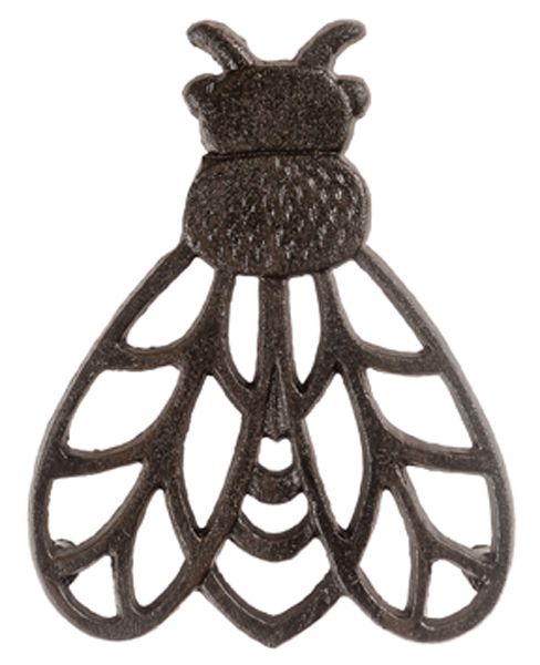 Cast Iron Bee Trivet, $12 “This pretty, practical trivet is perfect for my Aunt Anna, who loves green tea. She’s always boiling hot water in her kettle—this will protect her countertop.” Trohv. 